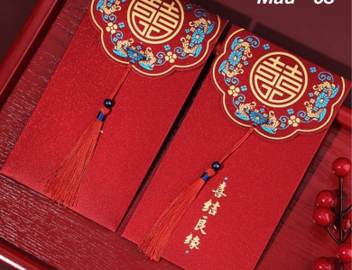 Lixi Song Hỷ, Lixi Bê Tráp Ăn Hỏi, Nạp Tài, Ngày Cưới - Phong Cách Sang Trọng