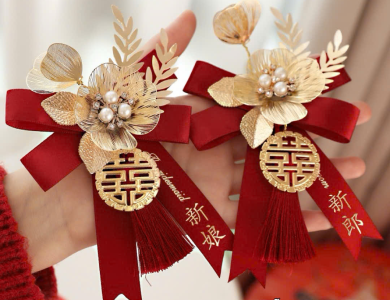 Hoa Cài Áo Cô Dâu Chú Rể Ngày Cưới - Phong Cách Sang Trọng