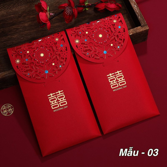 Lixi Song Hỷ, Lixi Bê Tráp Ăn Hỏi, Nạp Tài, Ngày Cưới - Phong Cách Sang Trọng