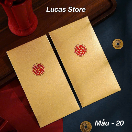 Lixi Song Hỷ, Lixi Bê Tráp Ăn Hỏi, Nạp Tài, Ngày Cưới - Phong Cách Sang Trọng